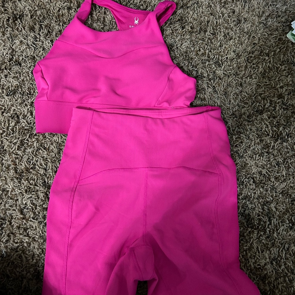 Pink workout set